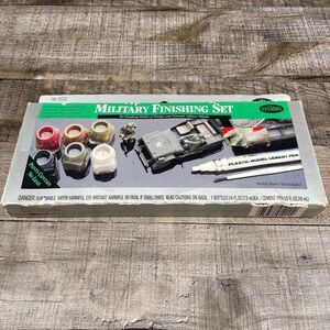 Vintage Testors Military Finishing Set Kit No. 9122 1991